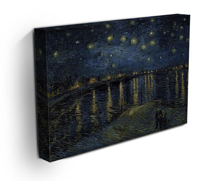 Starry Night over the Rhone Canvas Print & Poster - Canvas Art Rocks - 3