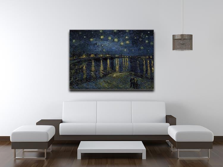 Starry Night over the Rhone Canvas Print & Poster - Canvas Art Rocks - 4
