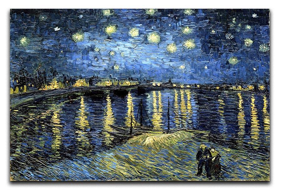 Starry Night over the Rhone Canvas Print or Poster  - Canvas Art Rocks - 1