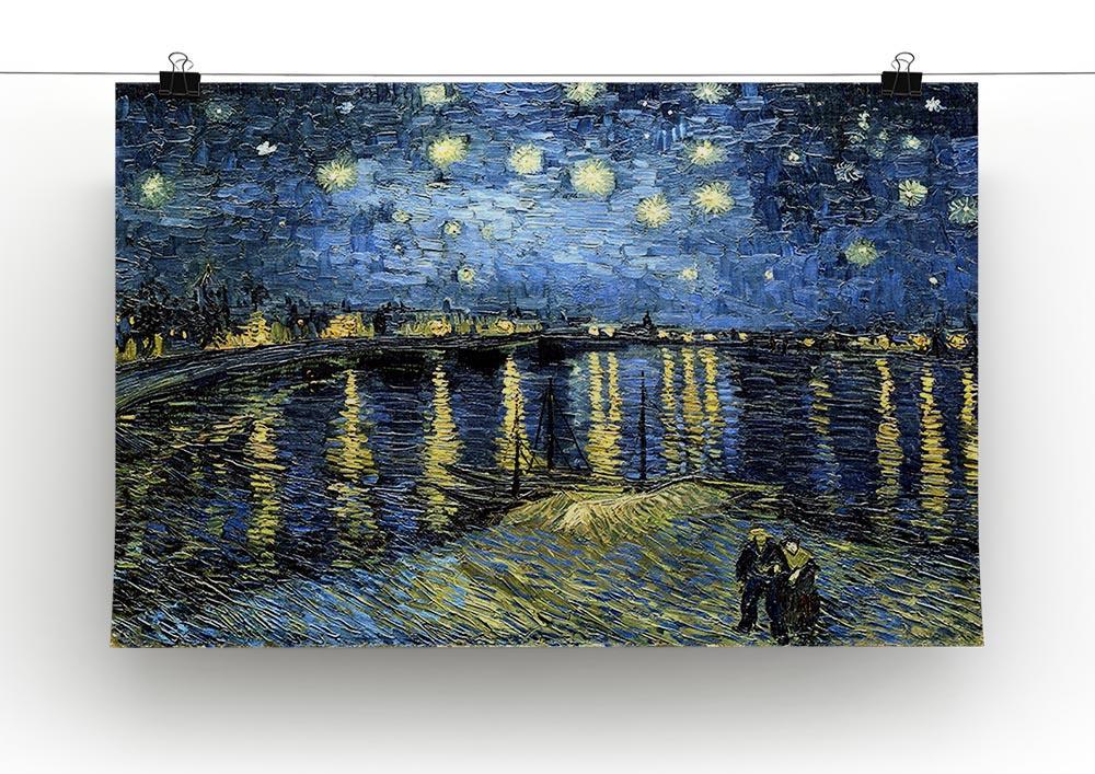 Starry Night over the Rhone Canvas Print or Poster - Canvas Art Rocks - 2