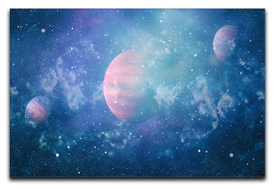 Stary Planet Space Canvas Print or Poster  - Canvas Art Rocks - 1