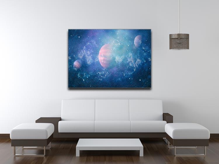 Stary Planet Space Canvas Print or Poster - Canvas Art Rocks - 4