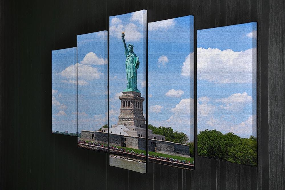 Statue of Liberty 5 Split Panel Canvas  - Canvas Art Rocks - 2
