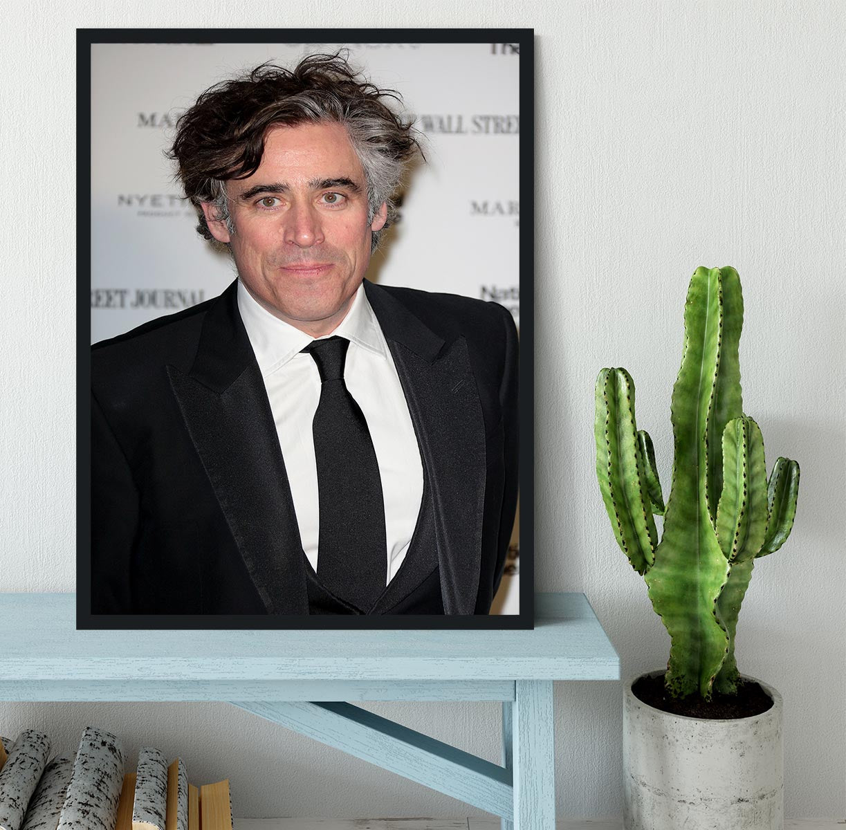 Stephen Mangan Framed Print - Canvas Art Rocks - 2