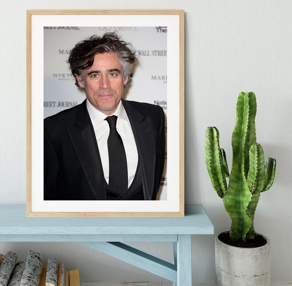 Stephen Mangan Framed Print - Canvas Art Rocks - 3