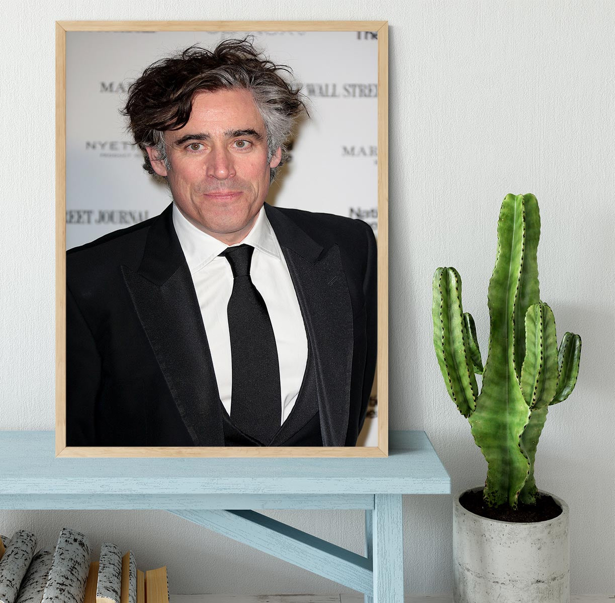 Stephen Mangan Framed Print - Canvas Art Rocks - 4