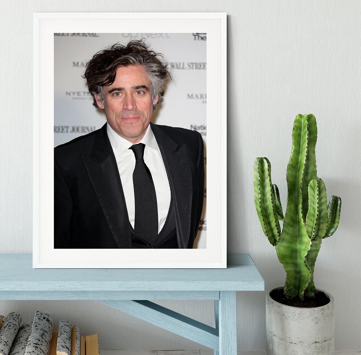 Stephen Mangan Framed Print - Canvas Art Rocks - 5