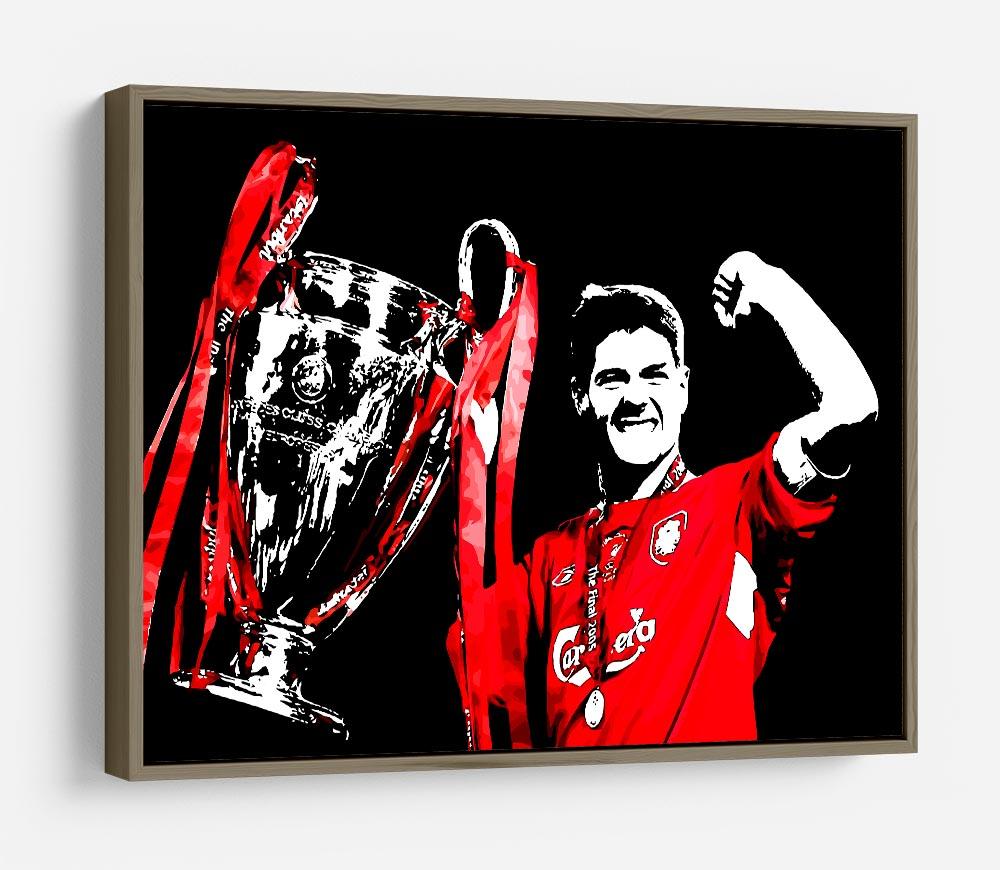 Steven Gerrard Champions League HD Metal Print