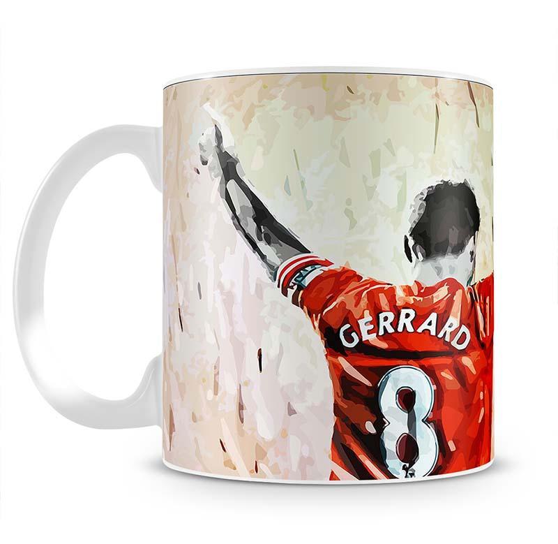 Steven Gerrard Legend Mug - Canvas Art Rocks - 2