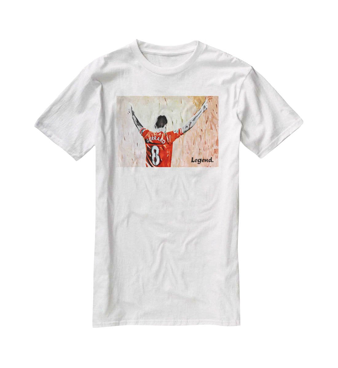 Steven Gerrard Legend T-Shirt - Canvas Art Rocks - 5