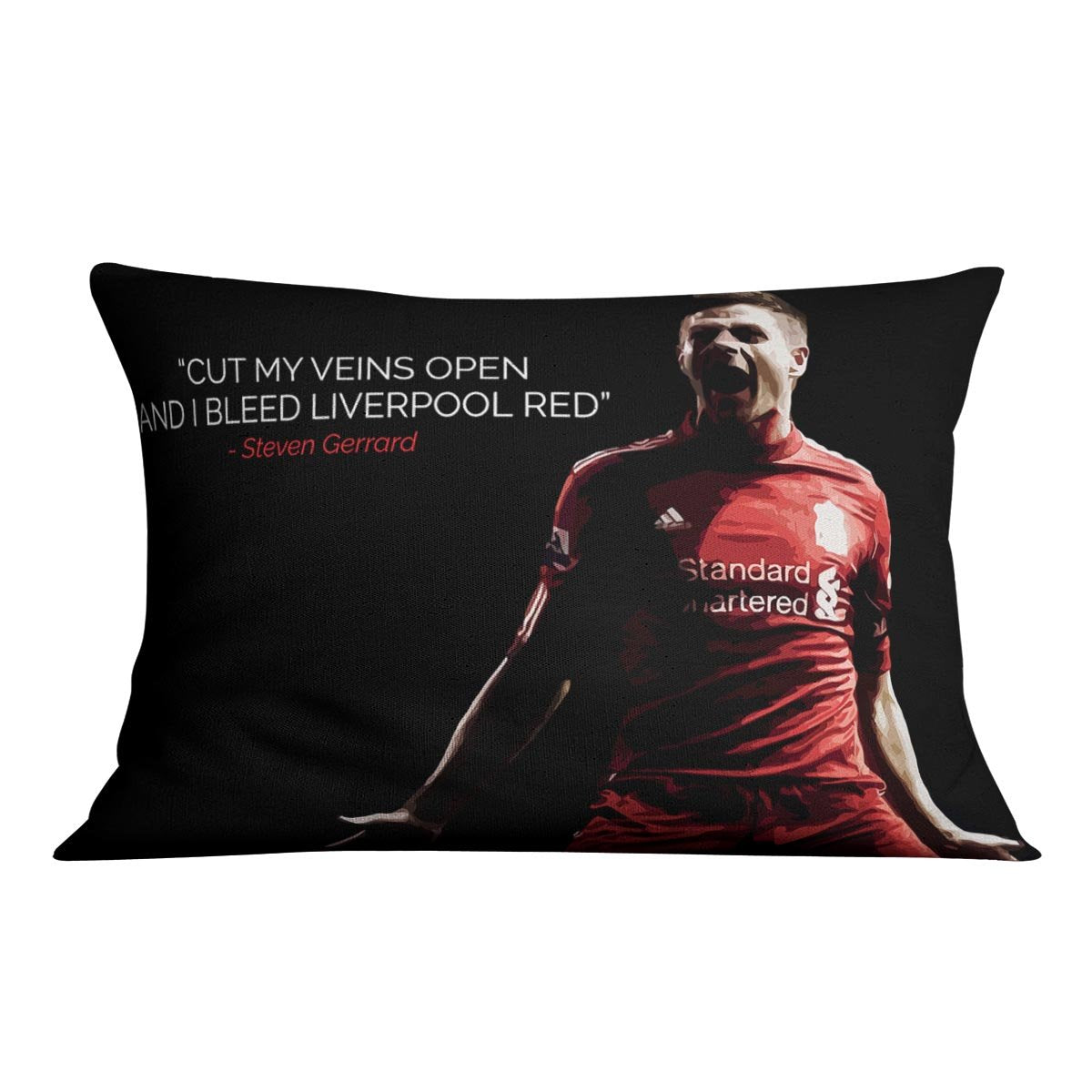 Steven Gerrard Liverpool Red Cushion