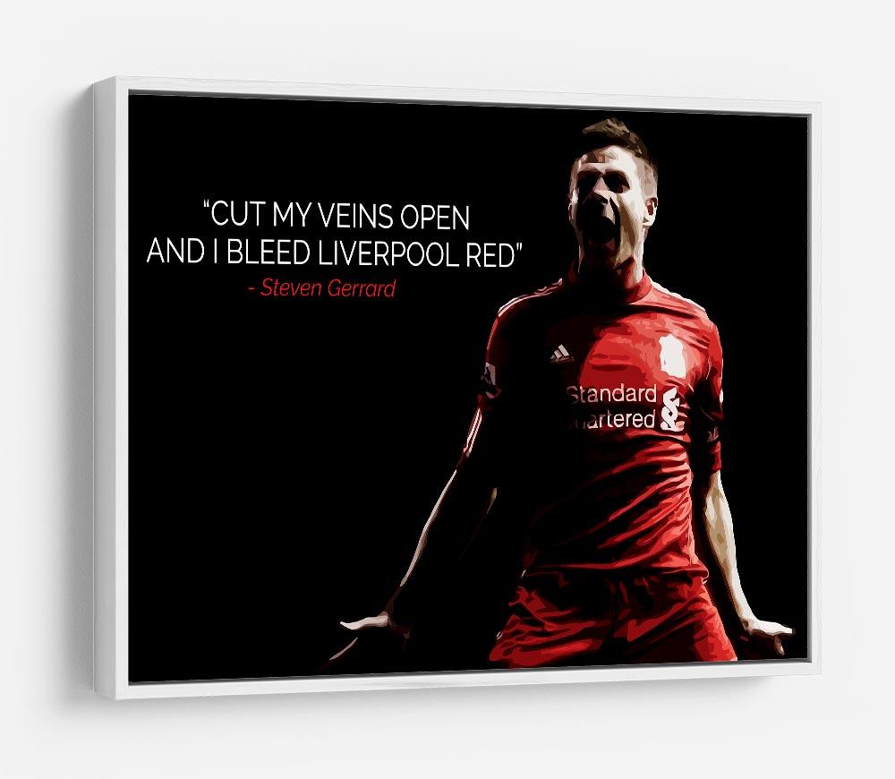 Steven Gerrard Liverpool Red HD Metal Print