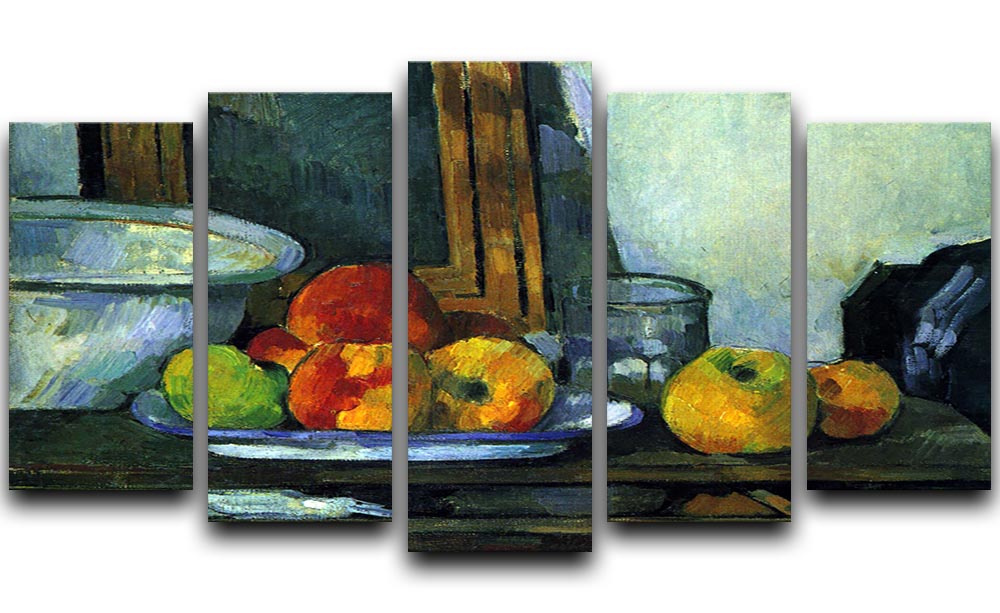 Still-life with an open drawer by Cezanne 5 Split Panel Canvas - Canvas Art Rocks - 1