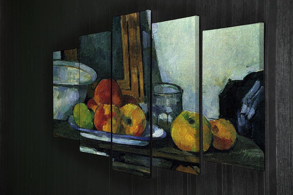 Still-life with an open drawer by Cezanne 5 Split Panel Canvas - Canvas Art Rocks - 2