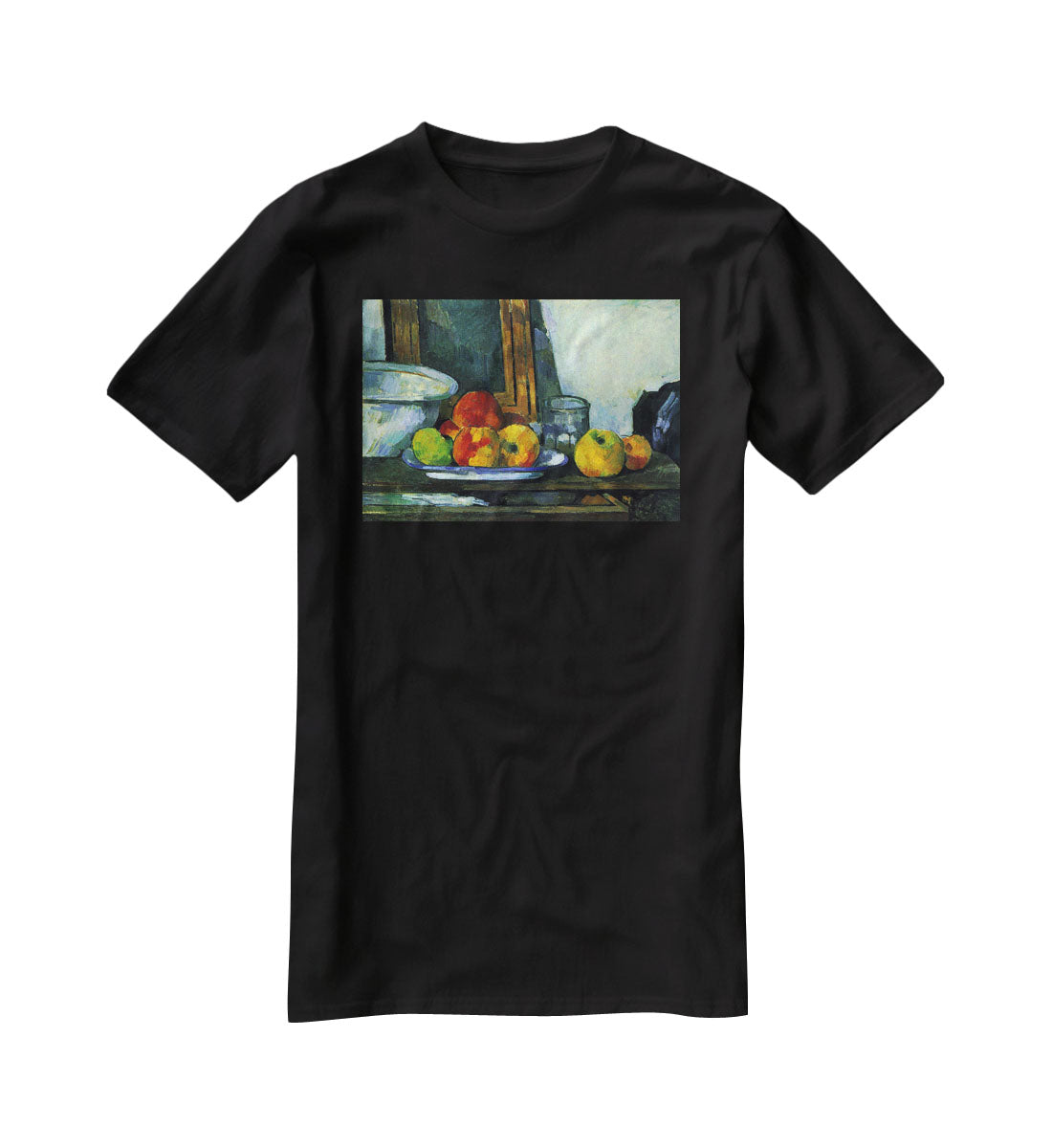 Still-life with an open drawer by Cezanne T-Shirt - Canvas Art Rocks - 1