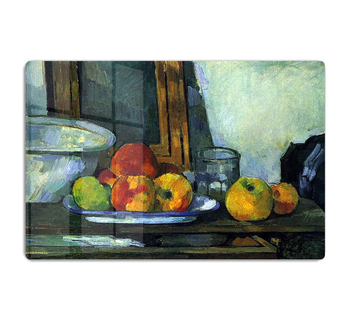 Still-life with an open drawer by Cezanne Acrylic Block - Canvas Art Rocks - 1