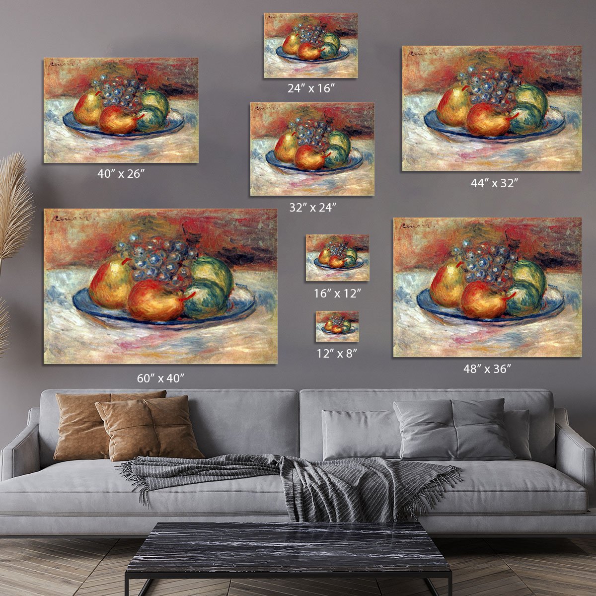 Still Life 1 by Renoir Canvas Print or Poster