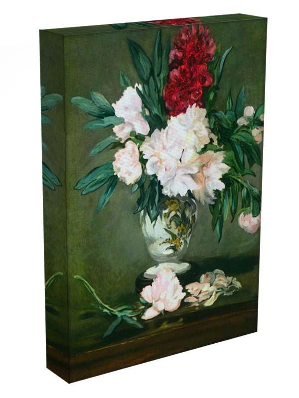 Still Life Vase with Peonies by Manet Canvas Print or Poster - Canvas Art Rocks - 3