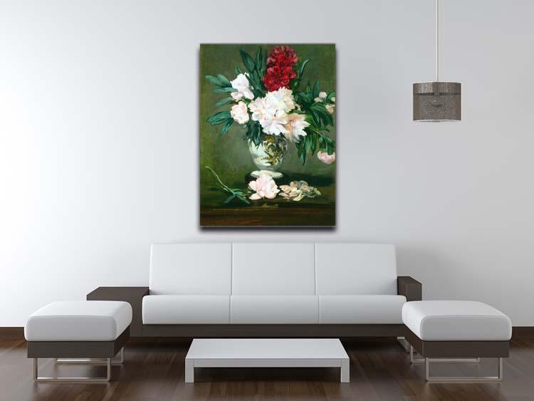 Still Life Vase with Peonies by Manet Canvas Print or Poster - Canvas Art Rocks - 4