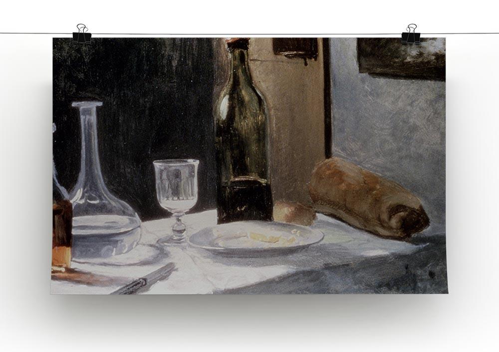 Still Life With Bottles by Monet Canvas Print & Poster - Canvas Art Rocks - 2