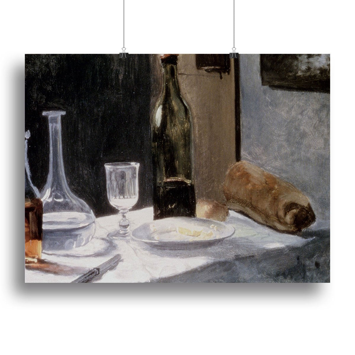 Still Life With Bottles by Monet Canvas Print or Poster