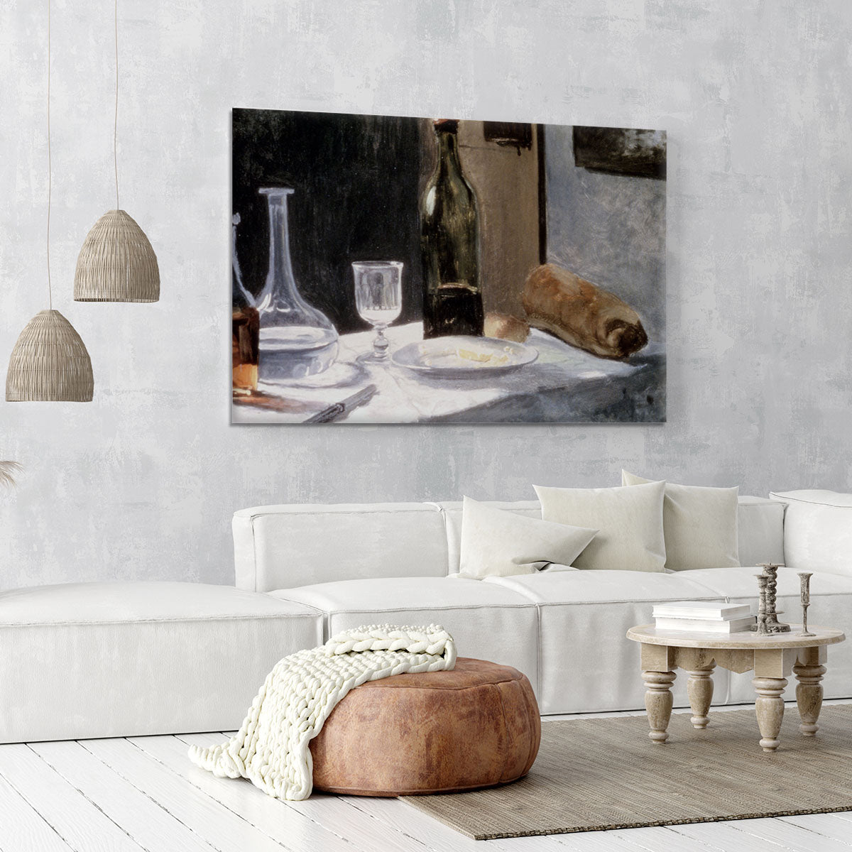 Still Life With Bottles by Monet Canvas Print or Poster - Canvas Art Rocks - 6