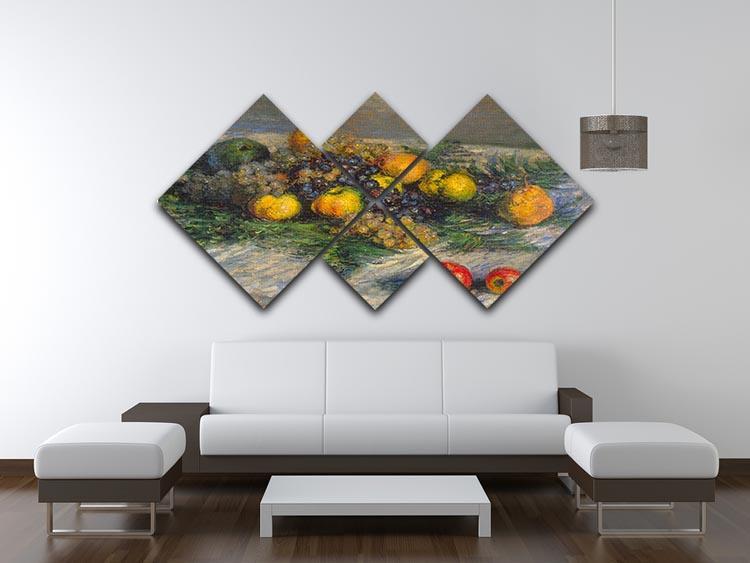 Still Life by Monet 4 Square Multi Panel Canvas - Canvas Art Rocks - 3