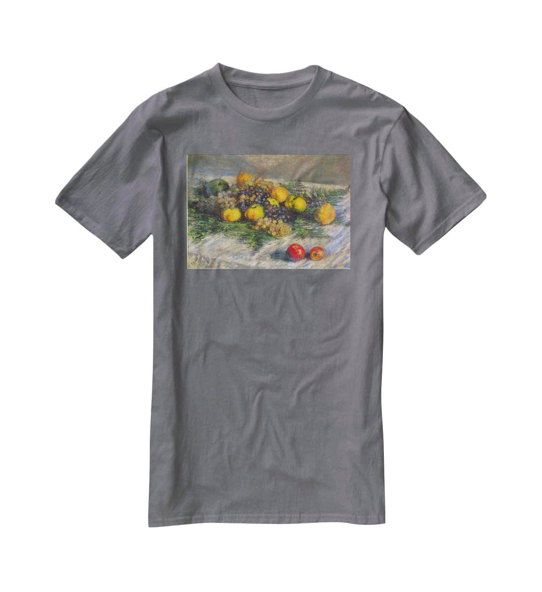 Still Life by Monet T-Shirt - Canvas Art Rocks - 3