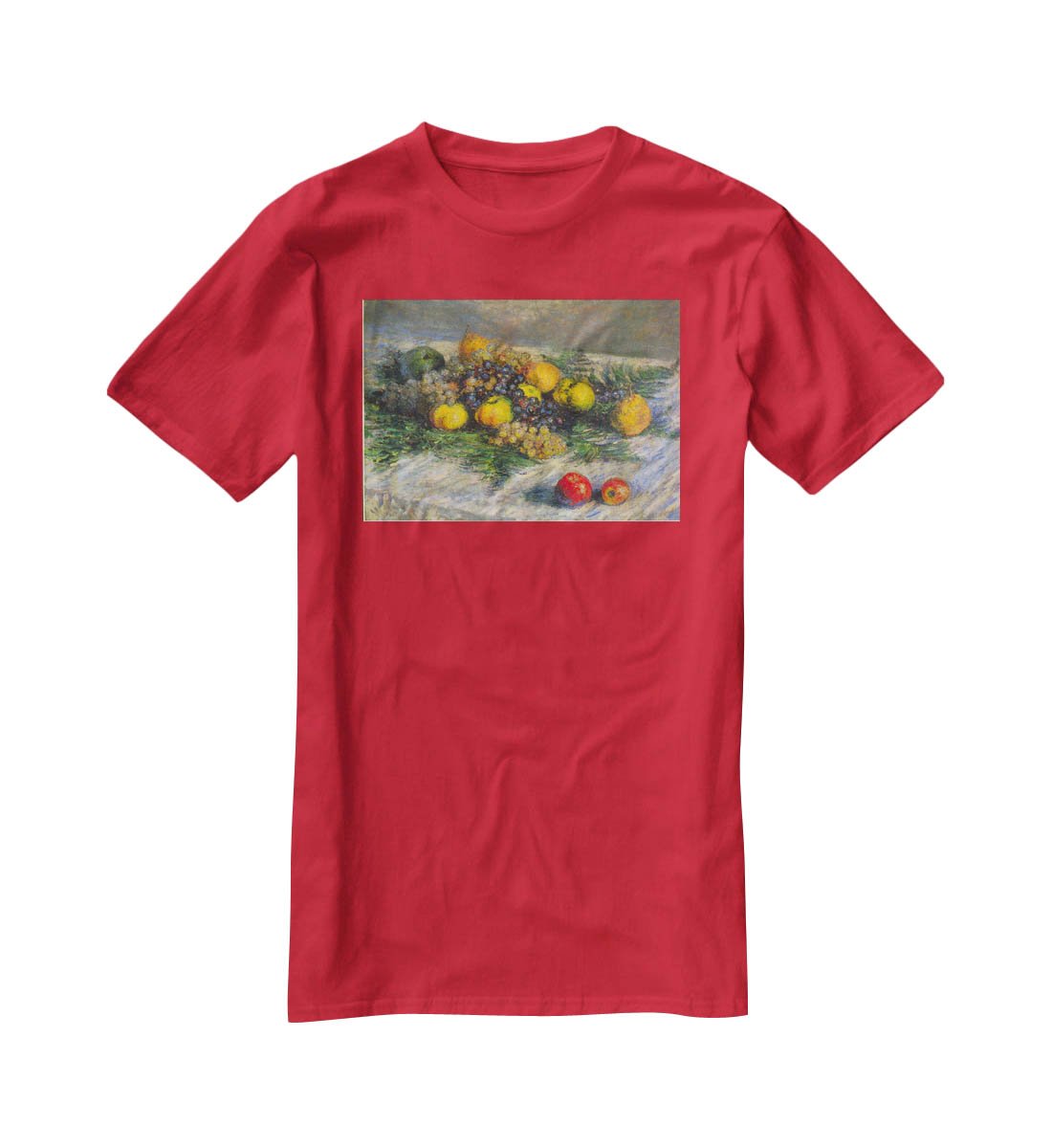 Still Life by Monet T-Shirt - Canvas Art Rocks - 4