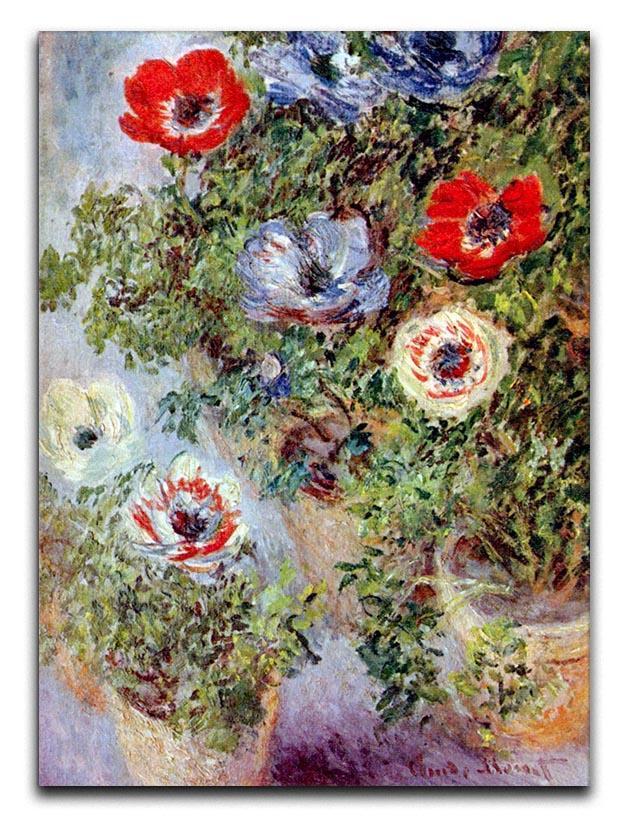 Still Life with Anemones by Monet Canvas Print & Poster  - Canvas Art Rocks - 1