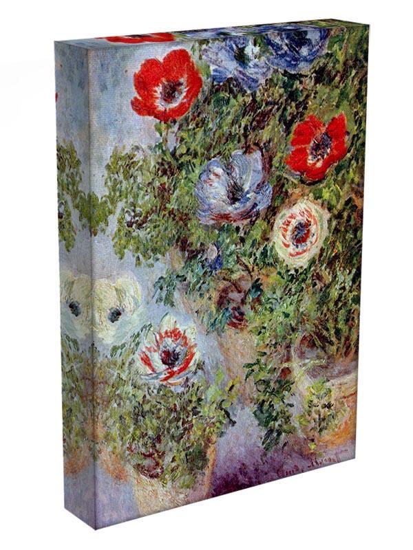 Still Life with Anemones by Monet Canvas Print & Poster - Canvas Art Rocks - 3