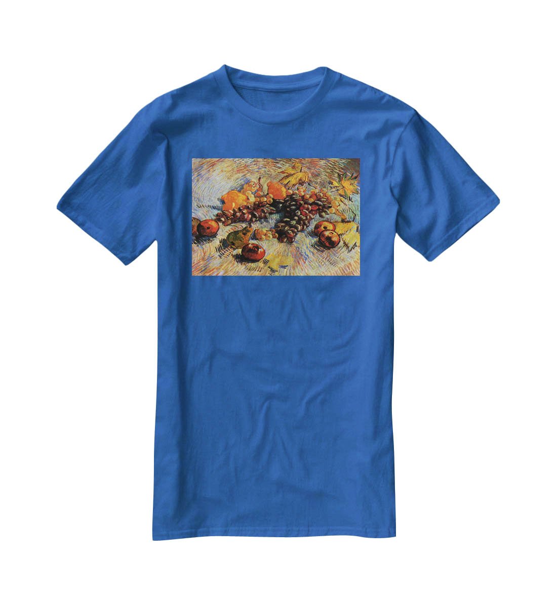 Still Life with Apples Pears Lemons and Grapes by Van Gogh T-Shirt - Canvas Art Rocks - 2