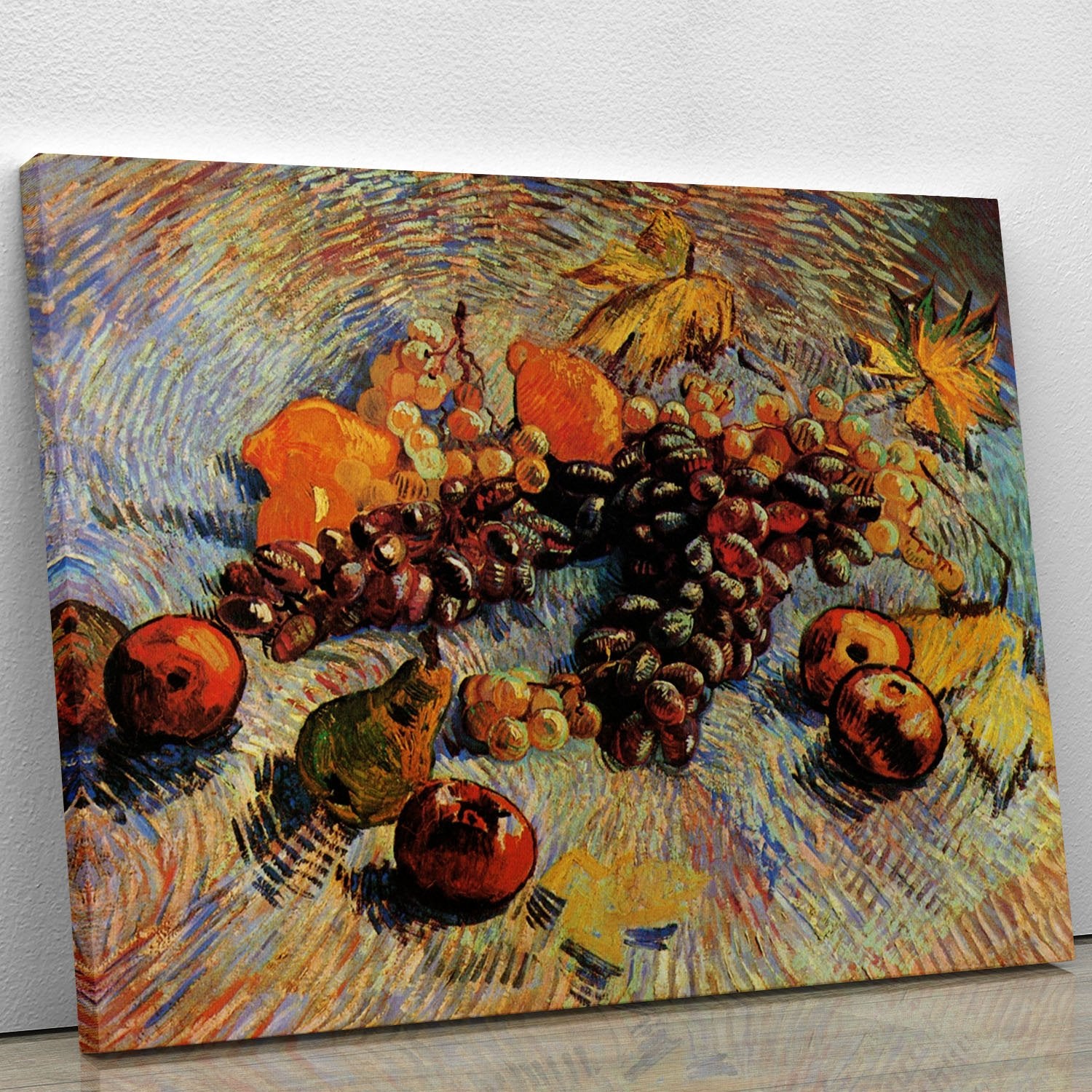 Still Life with Apples Pears Lemons and Grapes by Van Gogh Canvas Print or Poster