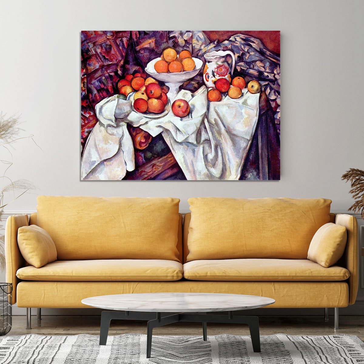 Still Life with Apples and Oranges by Cezanne Canvas Print or Poster - Canvas Art Rocks - 4