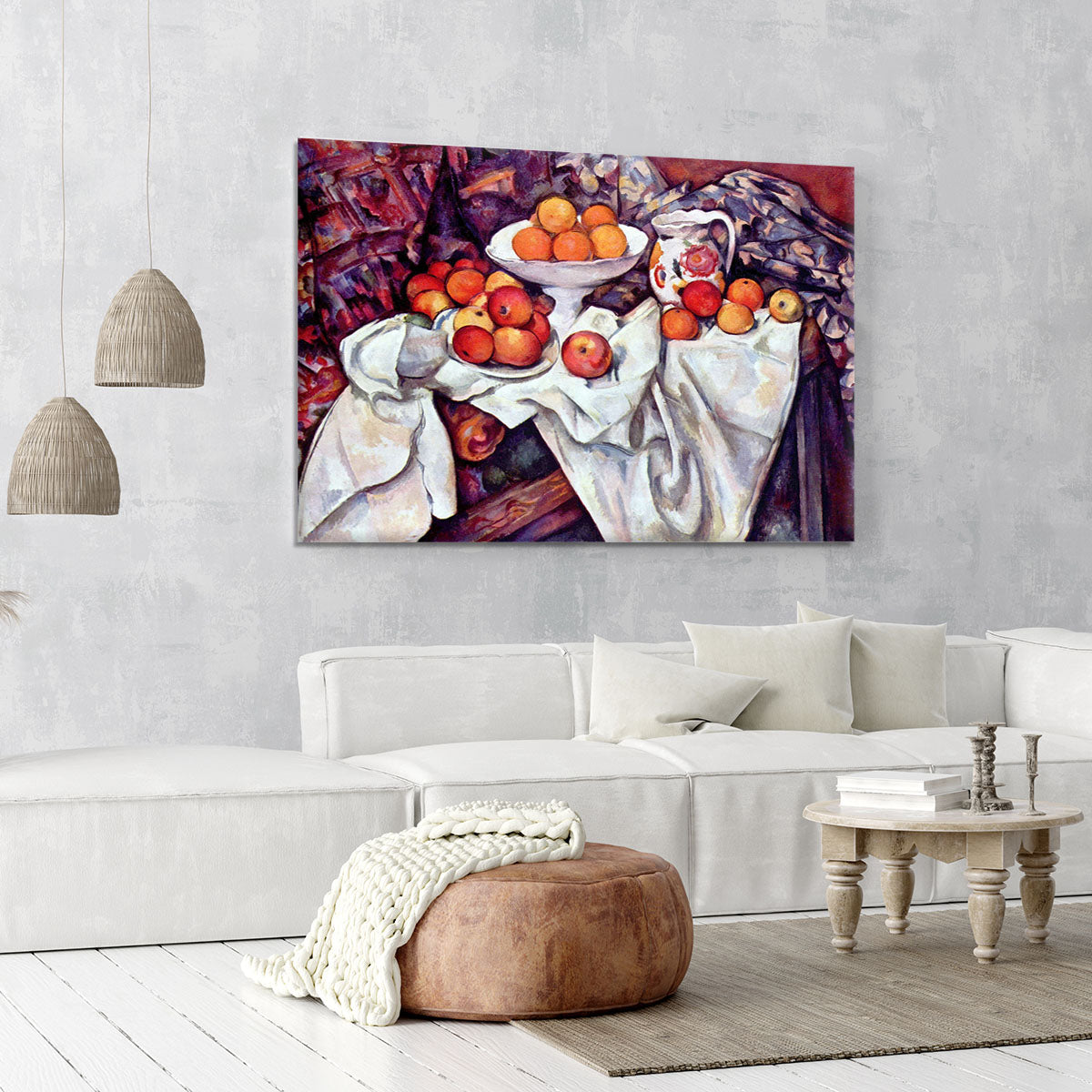 Still Life with Apples and Oranges by Cezanne Canvas Print or Poster - Canvas Art Rocks - 6