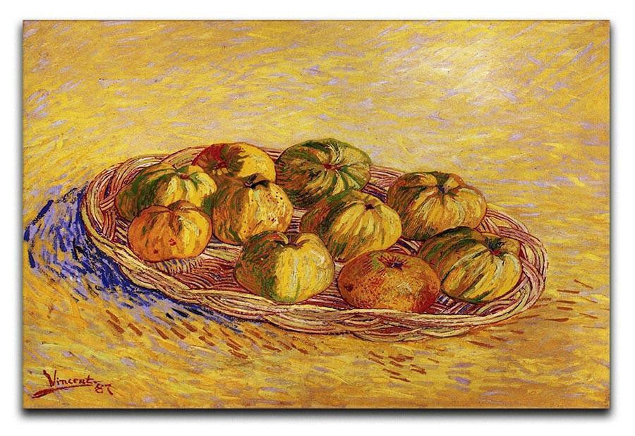 Still Life with Basket of Apples by Van Gogh Canvas Print & Poster  - Canvas Art Rocks - 1