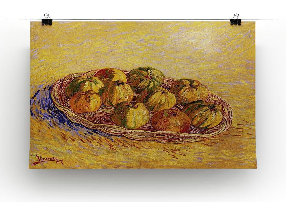 Still Life with Basket of Apples by Van Gogh Canvas Print & Poster - Canvas Art Rocks - 2