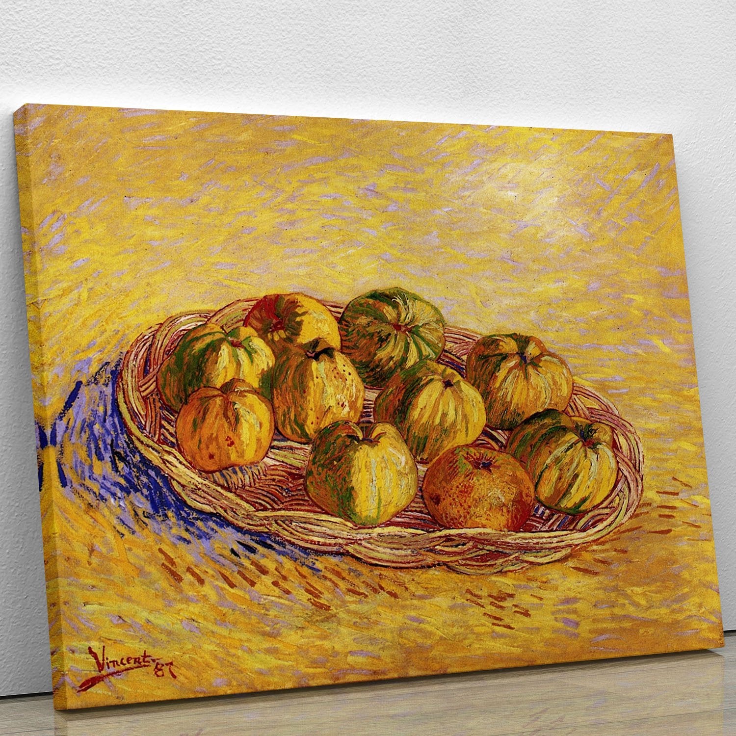 Still Life with Basket of Apples by Van Gogh Canvas Print or Poster