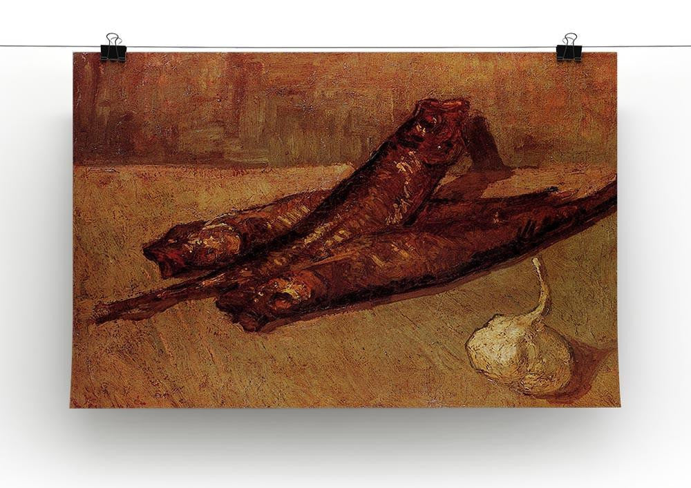 Still Life with Bloaters and Garlic by Van Gogh Canvas Print & Poster - Canvas Art Rocks - 2