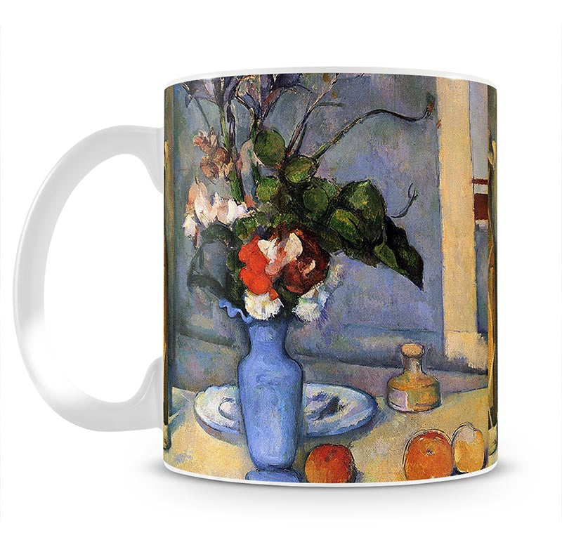 Still Life with Blue vase by Cezanne Mug - Canvas Art Rocks - 1