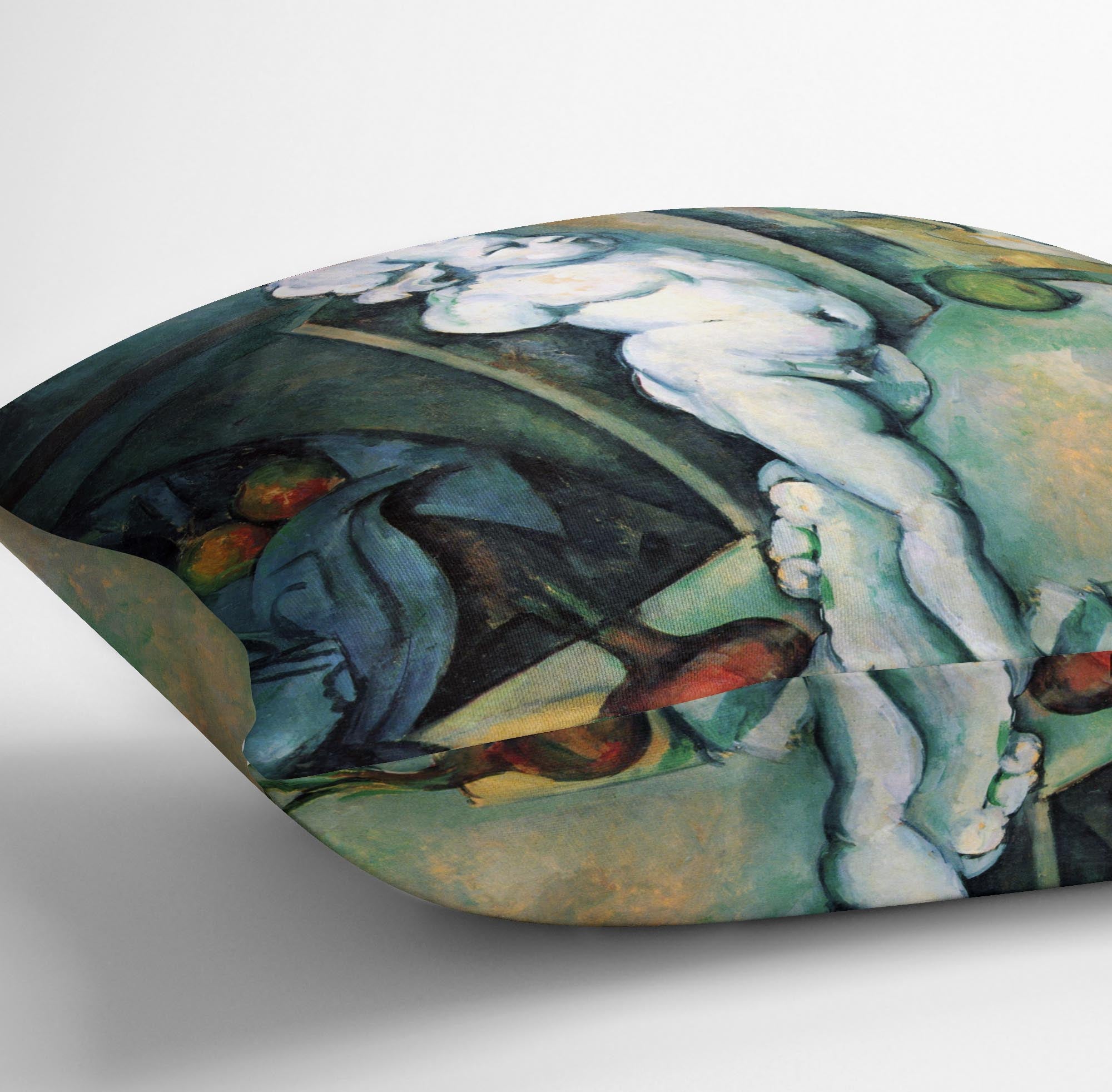 Still Life with Cherub by Cezanne Cushion - Canvas Art Rocks - 3