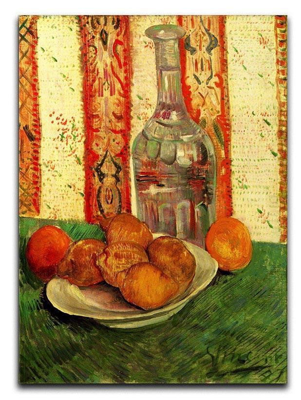 Still Life with Decanter and Lemons on a Plate by Van Gogh Canvas Print & Poster  - Canvas Art Rocks - 1