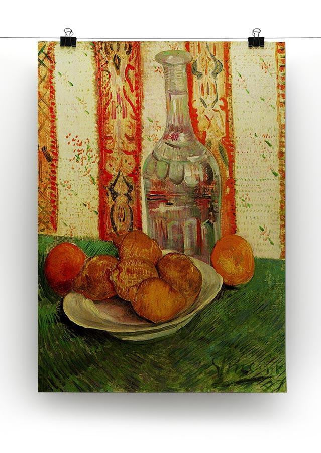 Still Life with Decanter and Lemons on a Plate by Van Gogh Canvas Print & Poster - Canvas Art Rocks - 2