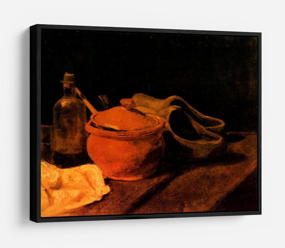 Still Life with Earthenware Bottle and Clogs by Van Gogh HD Metal Print
