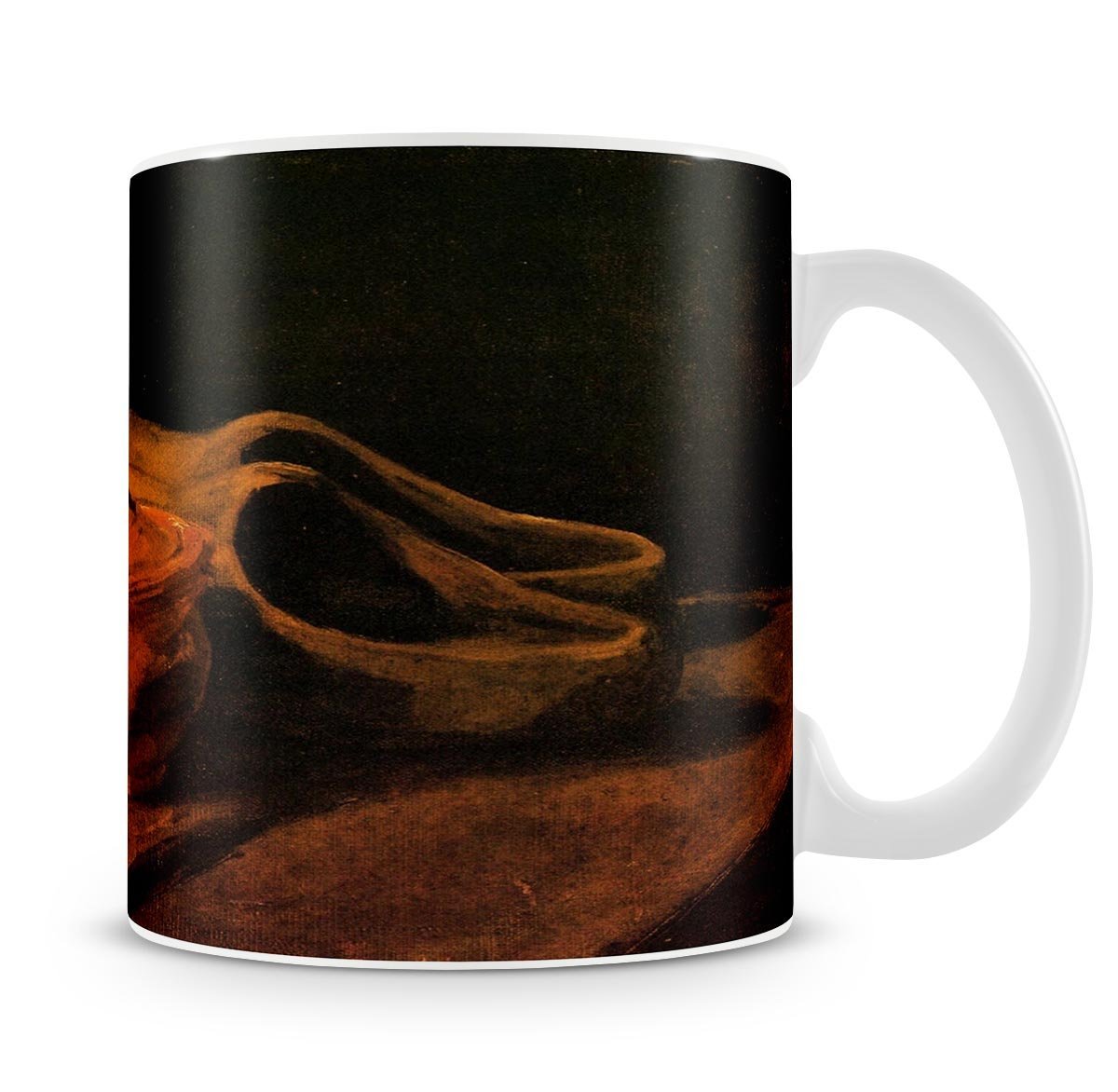 Still Life with Earthenware Bottle and Clogs by Van Gogh Mug - Canvas Art Rocks - 4