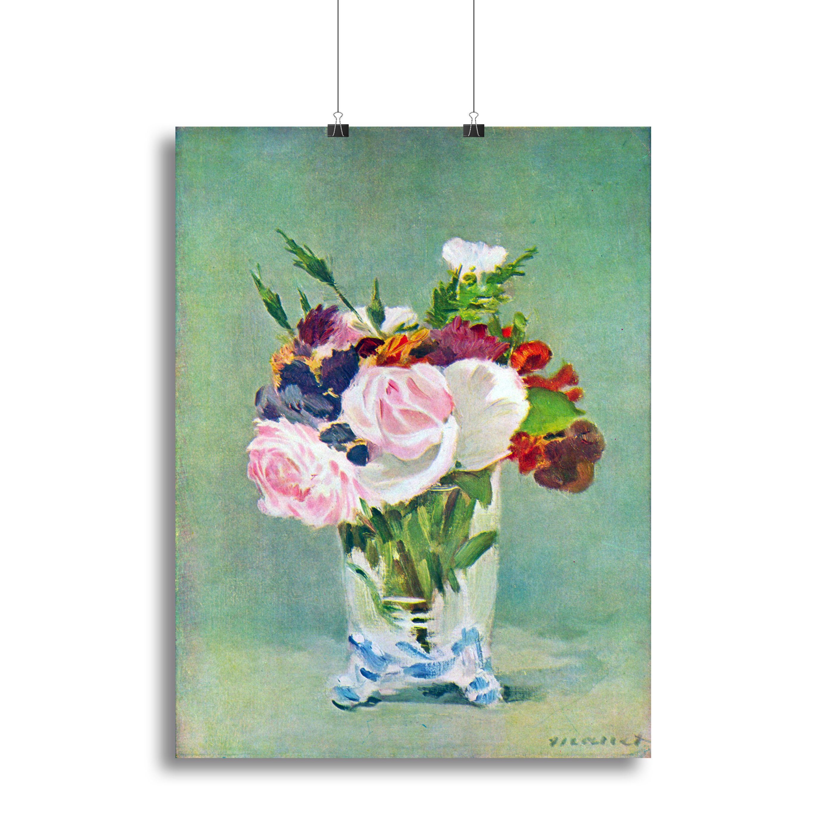 Still Life with Flowers 2 by Manet Canvas Print or Poster