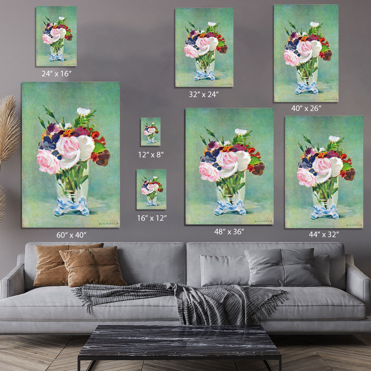 Still Life with Flowers 2 by Manet Canvas Print or Poster - Canvas Art Rocks - 7