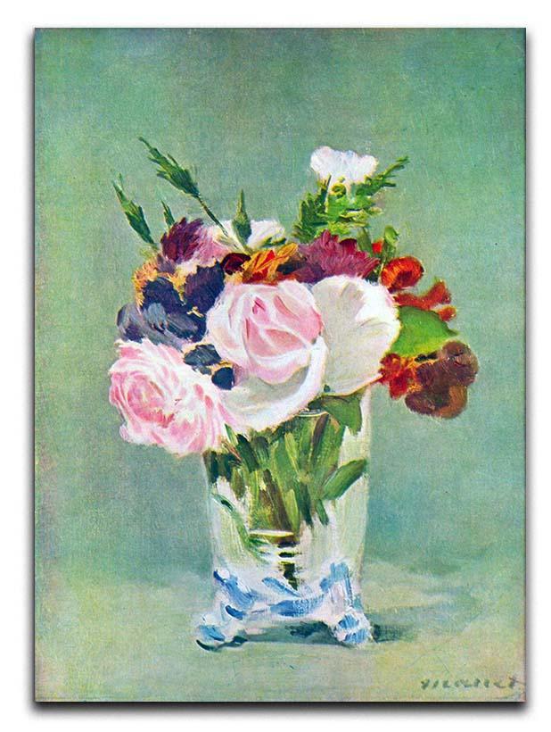 Still Life with Flowers 2 by Manet Canvas Print or Poster  - Canvas Art Rocks - 1