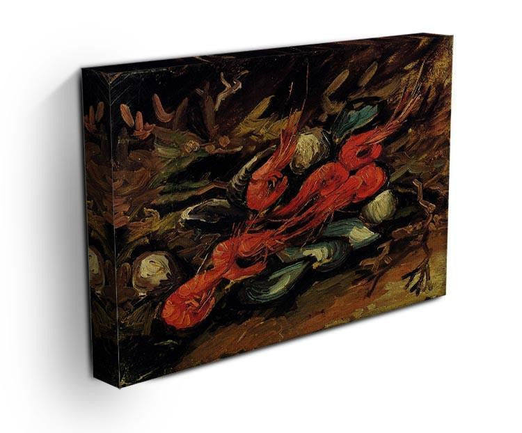 Still Life with Mussels and Shrimps by Van Gogh Canvas Print & Poster - Canvas Art Rocks - 3