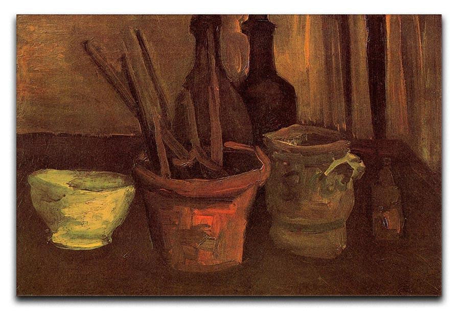 Still Life with Paintbrushes in a Pot by Van Gogh Canvas Print & Poster  - Canvas Art Rocks - 1